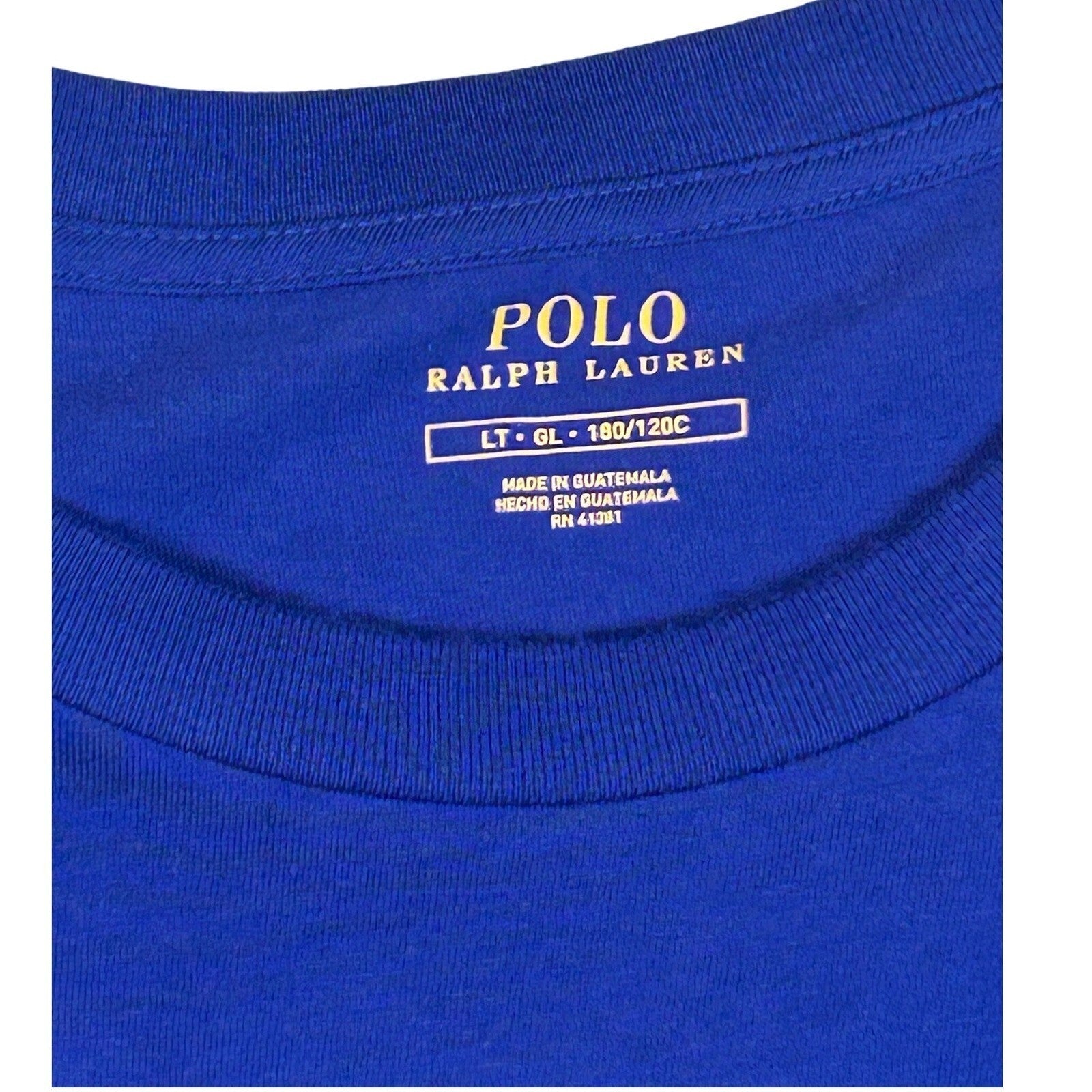 Polo Ralph Lauren Polo Bear Ski Long Sleeve T Shirt Blue Men XL Classic Fit