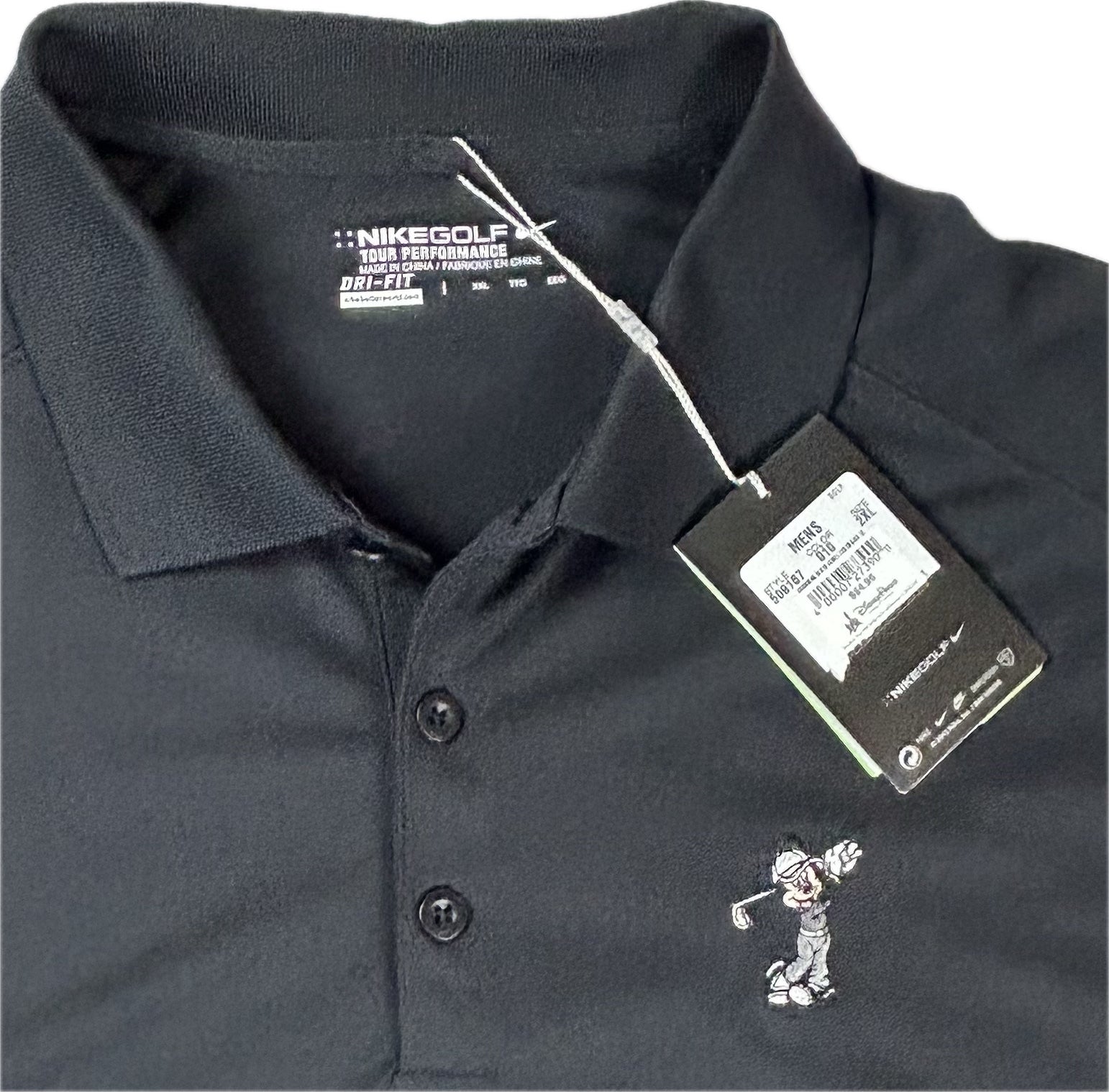 Nike Disney Parks Black Polo Shirt Size Large