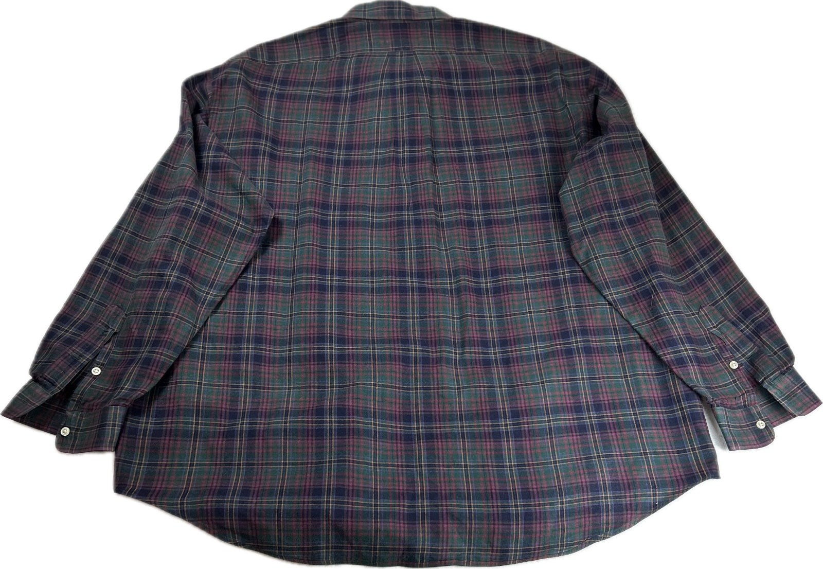 Ralph Lauren Blake XXL 100% Cotton Plaid Button-Up Shirt