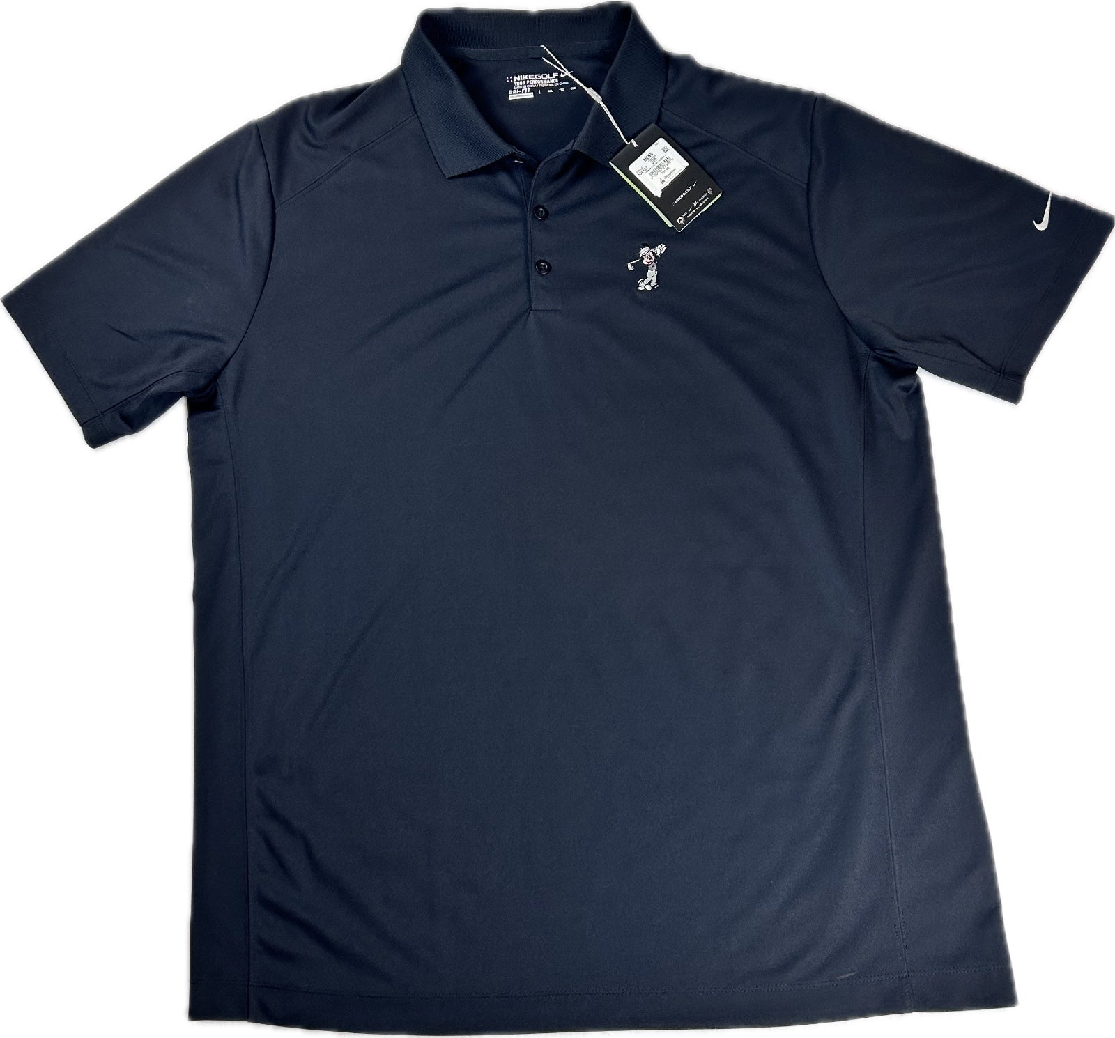 Nike Disney Parks Black Polo Shirt Size Large