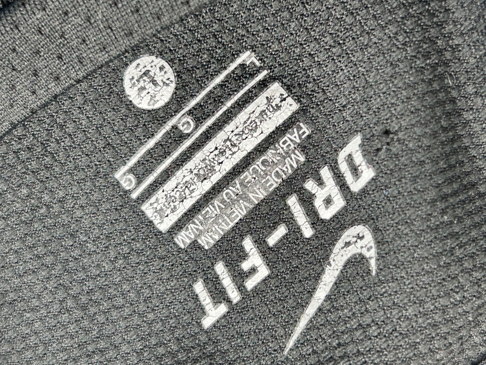 Nike Dri-FIT Long Sleeve Running Shirt Black Size Large